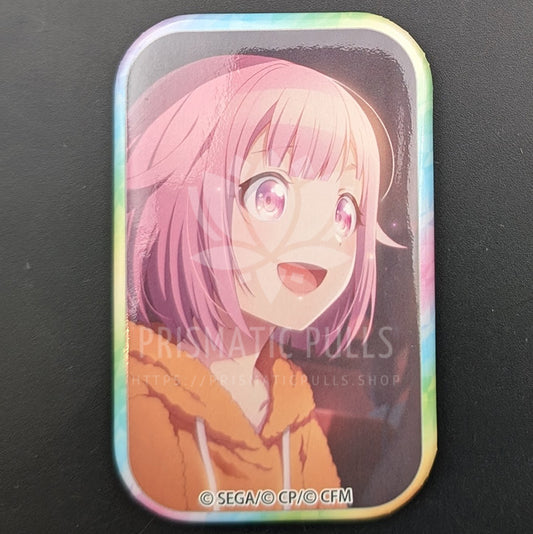 Project SEKAI - Square Can Badge - Emu Otori ("To The Gleaming Stars Halfway Through a Dream")