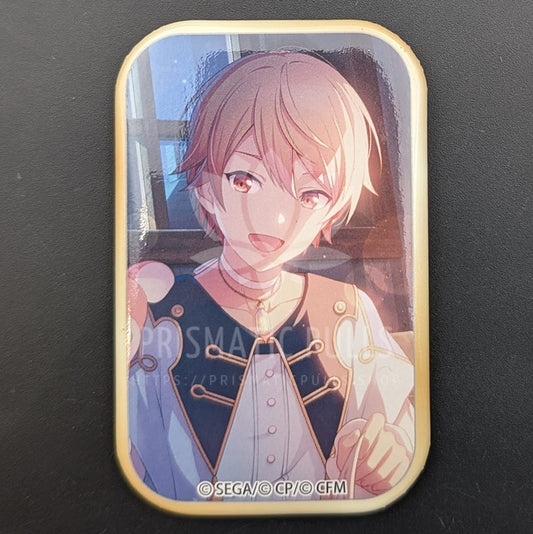 Project SEKAI - Square Can Badge - Tsukasa Tenma ("To The Gleaming Stars Halfway Through a Dream" trained ver.)