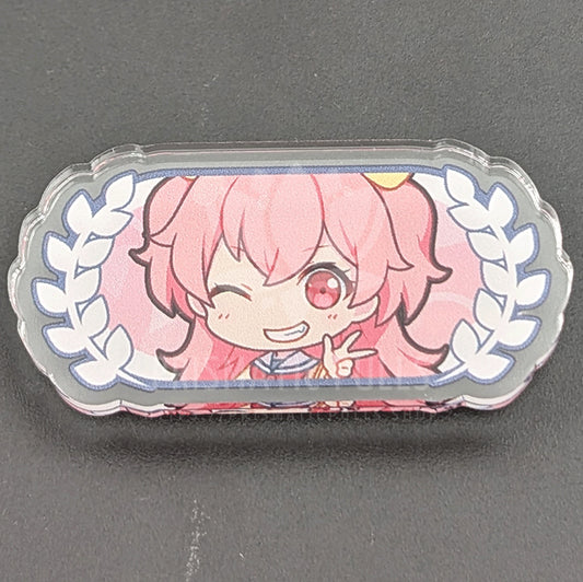 Project SEKAI - Mini Title Acrylic Badge - Airi Momoi