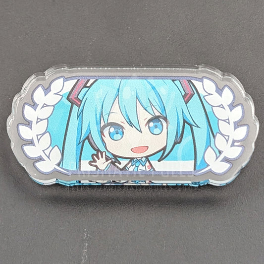 Project SEKAI - Mini Title Acrylic Badge - Miku Hatsune