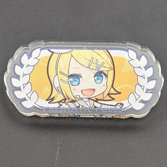 Project SEKAI - Mini Title Acrylic Badge - Rin Kagamine