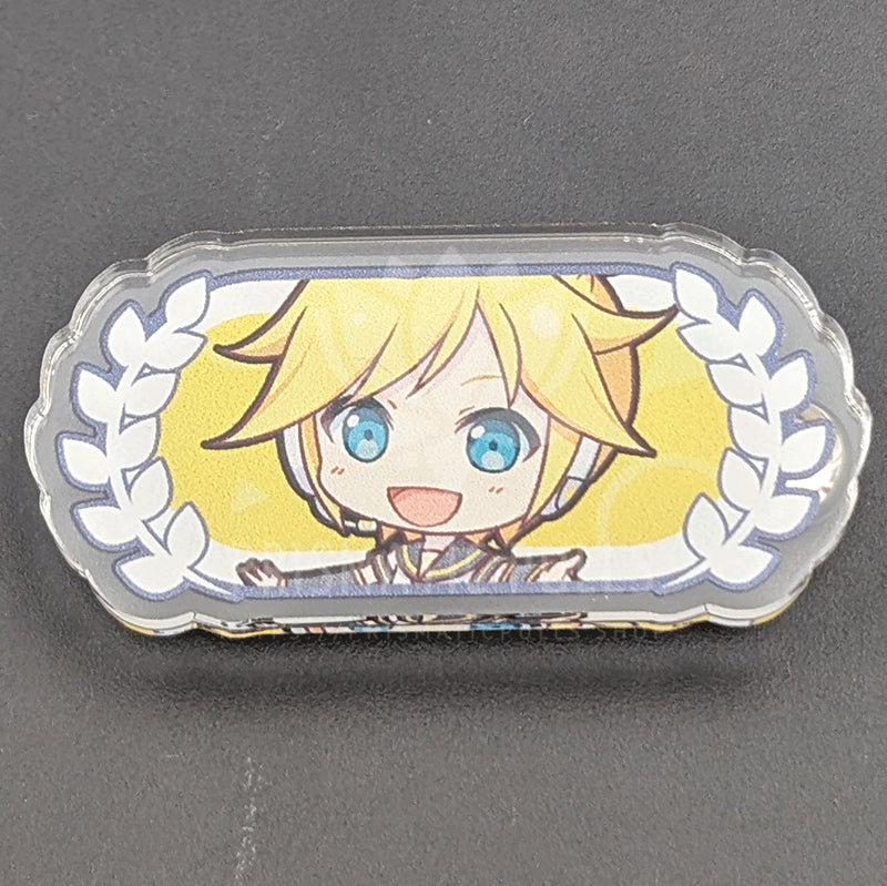 Project SEKAI - Mini Title Acrylic Badge - Len Kagamine