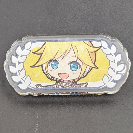 Project SEKAI - Mini Title Acrylic Badge - Len Kagamine