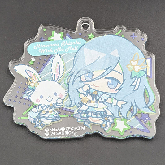 Project SEKAI × Sanrio - Chibi Acrylic Keychain - Shizuku Hinomori