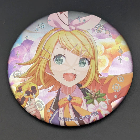 Project SEKAI Birthday Series - Large Can Badge - Rin Kagamine (2021-2022 ver.)