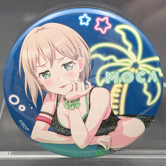 BanG Dream! - Can Badge - Moca Aoba (Summer Night Party! ver.)