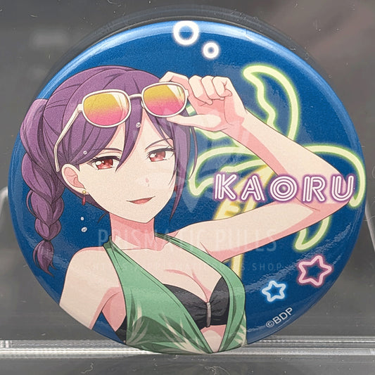 BanG Dream! - Can Badge - Kaoru Seta (Summer Night Party! ver.)