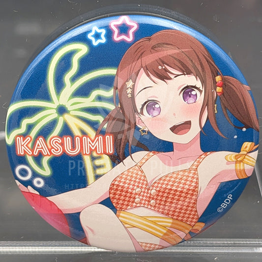 BanG Dream! - Can Badge - Kasumi Toyama (Summer Night Party! ver.)