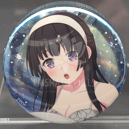 BanG Dream! - Can Badge - Rinko Shirokane (Summer Night Party! ver.) [Hologram ver.]