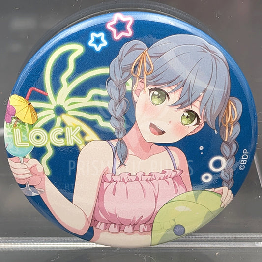 BanG Dream! - Can Badge - LOCK (Rokka Asahi) (Summer Night Party! ver.)