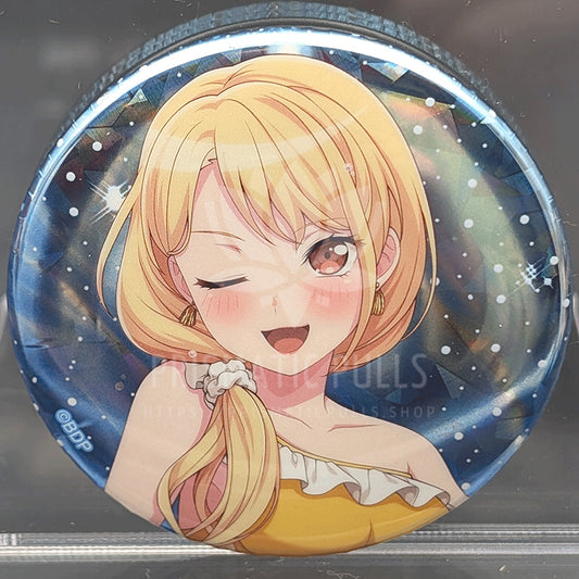 BanG Dream! - Can Badge - Toko Kirigaya (Summer Night Party! ver.) [Hologram ver.]