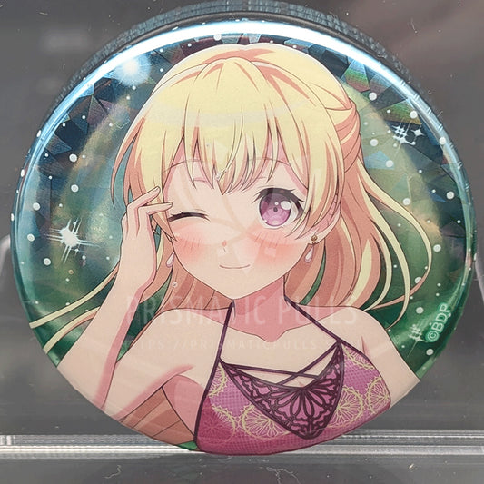 BanG Dream! - Can Badge - Chisato Shirasagi (Summer Night Party! ver.) [Hologram ver.]