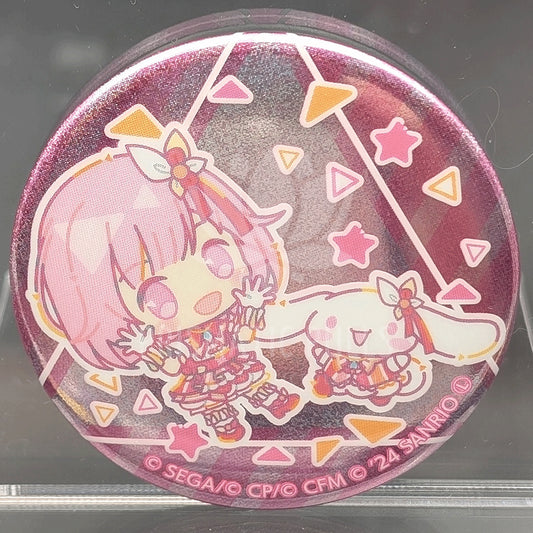 Project SEKAI × Sanrio - Hologram Can Badge - Emu Otori