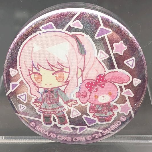 Project SEKAI × Sanrio - Hologram Can Badge - Mizuki Akiyama