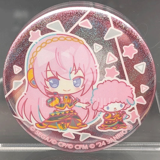Project SEKAI × Sanrio - Hologram Can Badge - Luka Megurine