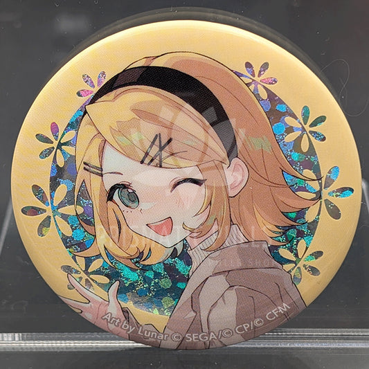 Project SEKAI - Hologram Can Badge - Rin Kagamine (Creators Festa 2024)