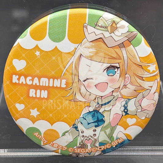 Project SEKAI - Can Badge - Rin Kagamine [MORE MORE JUMP! ver.] (Only Shop 2024)