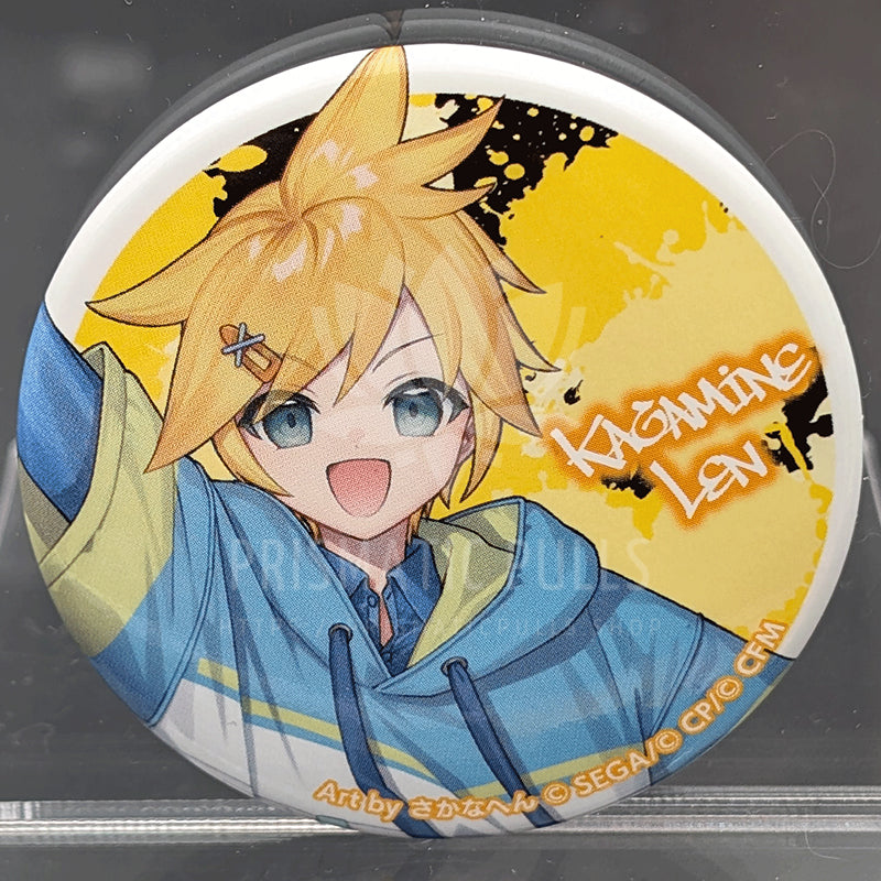 Project SEKAI - Can Badge - Len Kagamine [Vivid BAD SQUAD ver.] (Only Shop 2024)