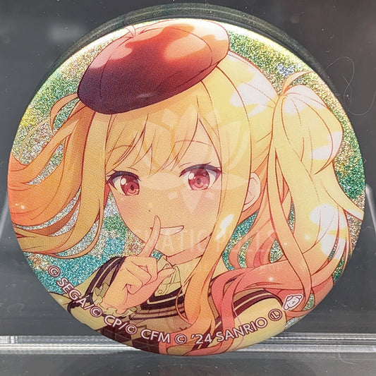 Project SEKAI × Sanrio - Glitter Can Badge - Saki Tenma