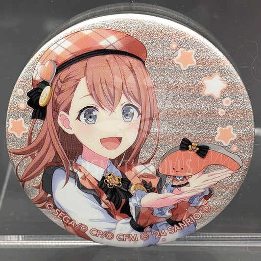 Project SEKAI × Sanrio - Glitter Can Badge - Minori Hanasato