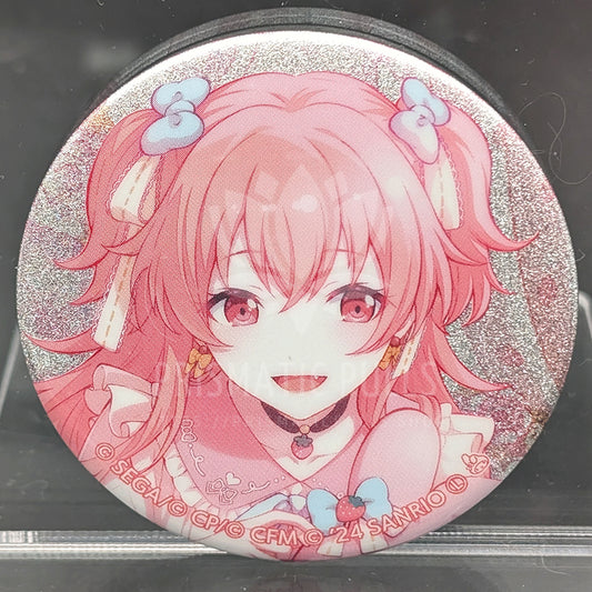 Project SEKAI × Sanrio - Glitter Can Badge - Airi Momoi