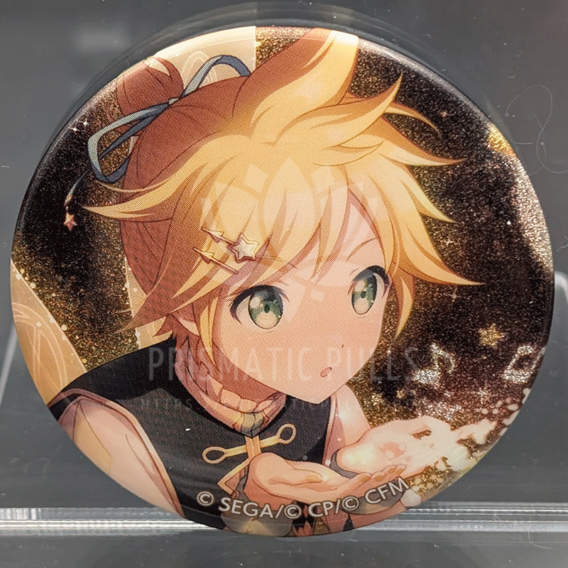 Project SEKAI - Glitter Can Badge - Len Kagamine [Wonderlands×Showtime ver.] ("To The Gleaming Stars Halfway Through a Dream" trained ver.)