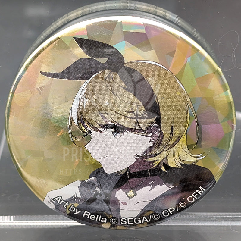 Project SEKAI - Hologram Can Badge - Rin Kagamine (Treasure Box)