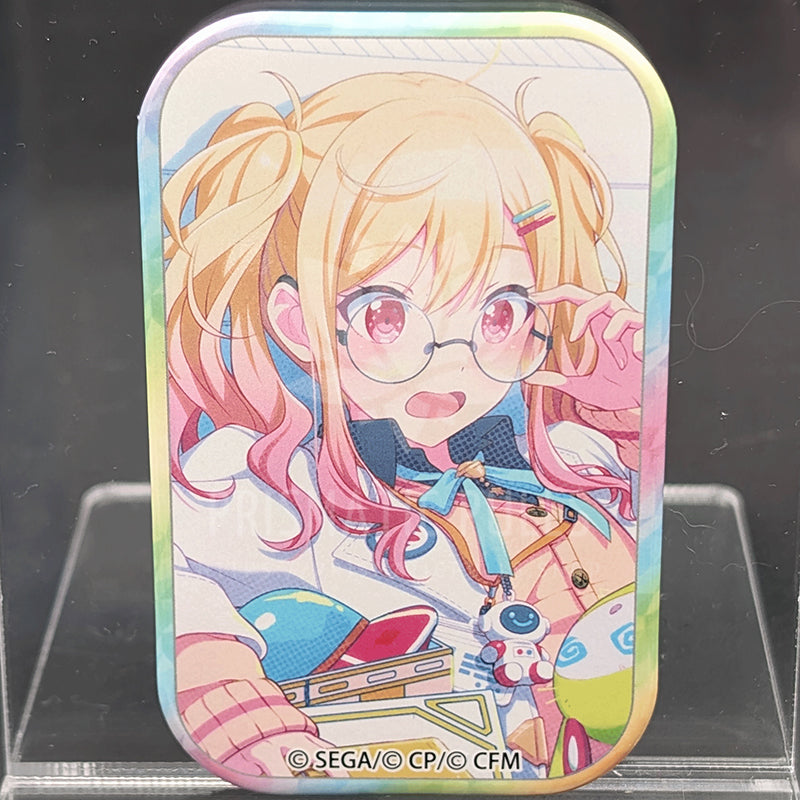 Project SEKAI - Square Can Badge - Saki Tenma ("Get over it." trained ver.)
