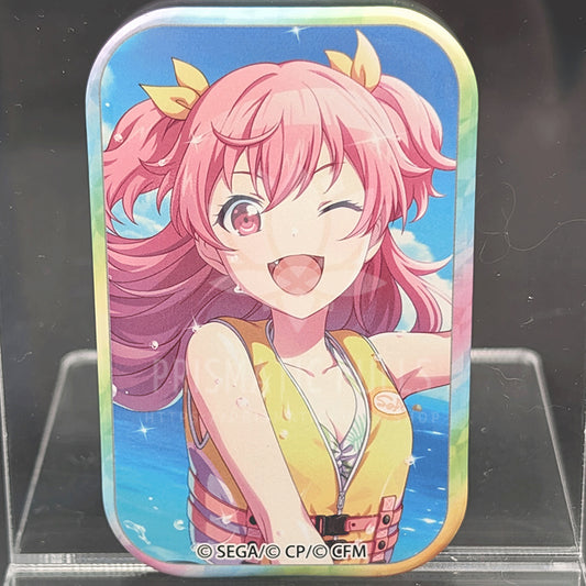 Project SEKAI - Square Can Badge - Airi Momoi ("Chasing The Sparkle Beyond the Blue Sky")