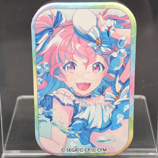Project SEKAI - Square Can Badge - Airi Momoi ("Chasing The Sparkle Beyond the Blue Sky" trained ver.)