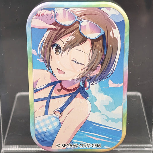 Project SEKAI - Square Can Badge - MEIKO [MORE MORE JUMP! ver.] ("Chasing The Sparkle Beyond the Blue Sky" trained ver.)