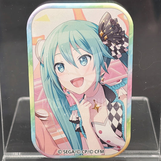 Project SEKAI - Square Can Badge - Miku Hatsune [MORE MORE JUMP! ver.] ("One Small Trip Before a Big Journey")