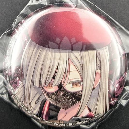 BanG Dream! - Benefit Can Badge - "Ave Mujica -manuscriptus- Vol. 1" - Mortis (Mutsumi Wakaba)