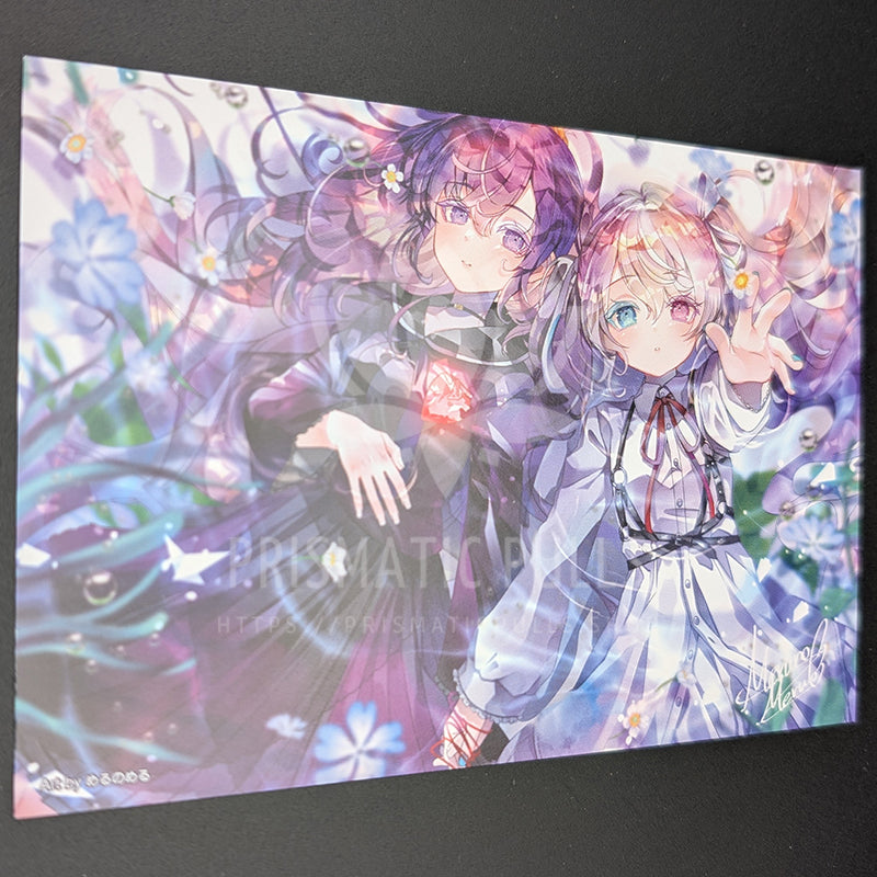 Project SEKAI - Postcard - Mafuyu Asahina & Miku Hatsune [Nightcord at 25:00 ver.] (Creators Festa 2023)