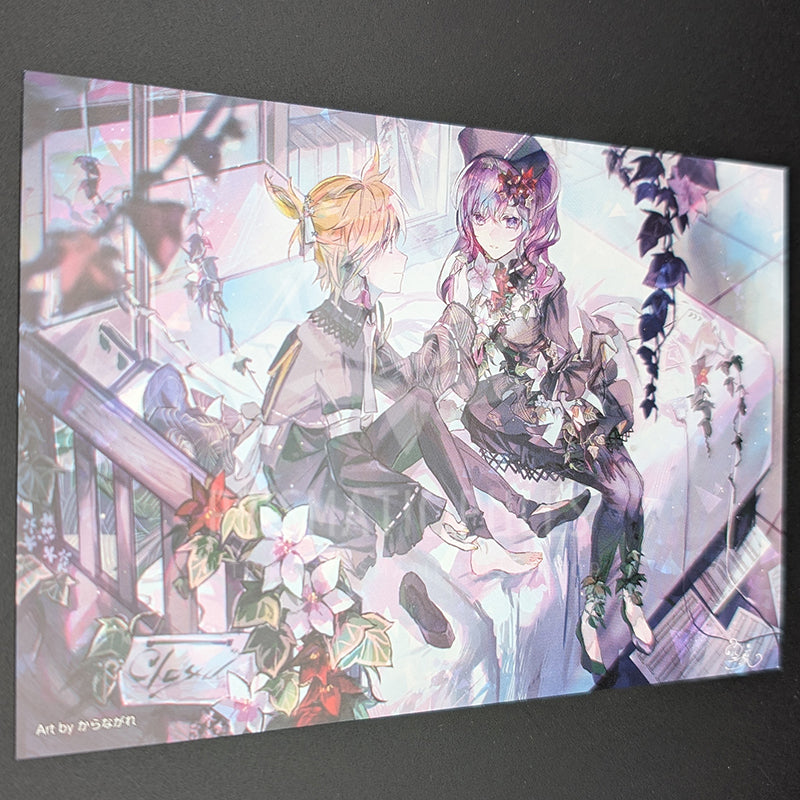 Project SEKAI - Postcard - Mafuyu Asahina & Len Kagamine [Nightcord at 25:00 ver.] (Creators Festa 2023)
