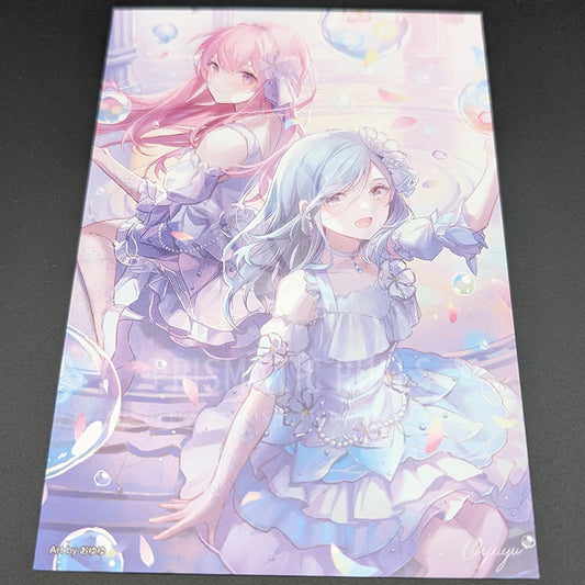Project SEKAI - Postcard - Shizuku Hinomori & Luka Megurine [MORE MORE JUMP! ver.]