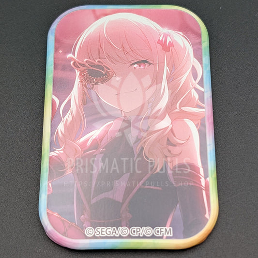 Project SEKAI - Square Can Badge - Mizuki Akiyama ("Let's study hard!" trained ver.)