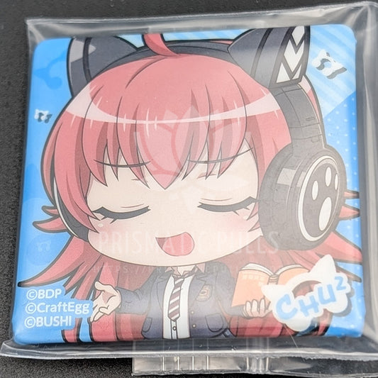 BanG Dream! - Square Can Badge - CHU² (Chiyu Tamade) [1]