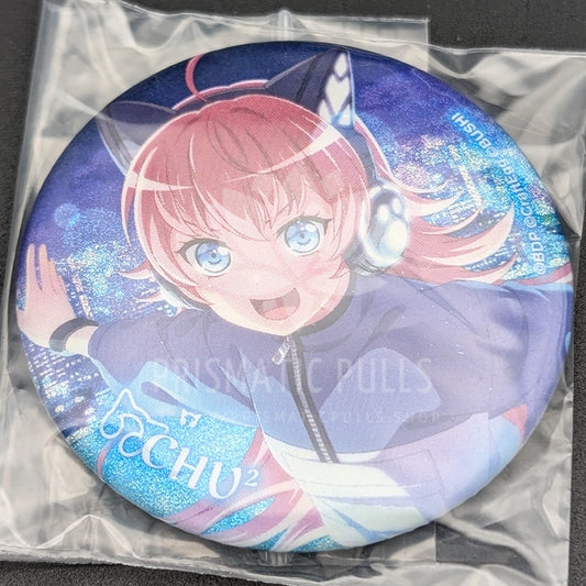 BanG Dream! - Glitter Can Badge - CHU² (Chiyu Tamade) [1]
