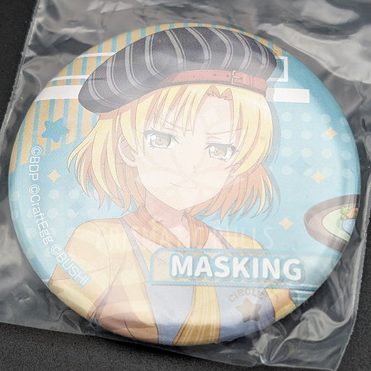 BanG Dream! Cafe 2020 - Can Badge - MASKING (Masuki Sato) (Key Art ver.)