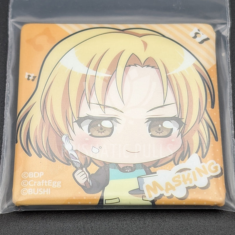 BanG Dream! - Square Can Badge - MASKING (Masuki Sato) [2]
