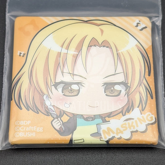 BanG Dream! - Square Can Badge - MASKING (Masuki Sato) [2]