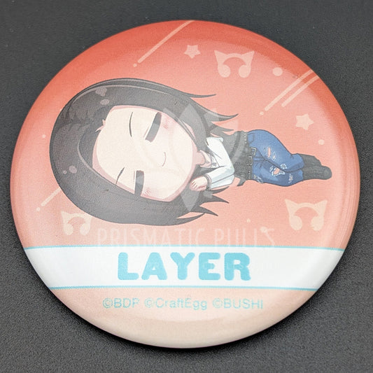BanG Dream! - Can Badge - LAYER (Rei Wakana) (Chibikoro ver.)