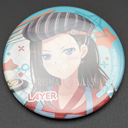 BanG Dream! Cafe 2022 - Can Badge - LAYER (Rei Wakana) (Key Art ver.)