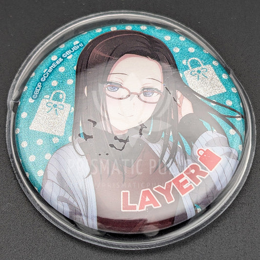 BanG Dream! - Spring 2021 Can Badge - LAYER (Present ver.) [Glitter ver.]