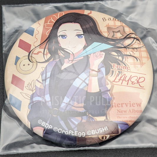 BanG Dream! - Spring 2023 Can Badge - LAYER (Rei Wakana) (Letter ver.)