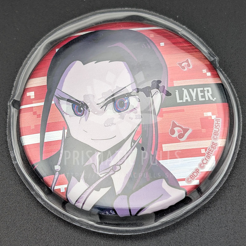 BanG Dream! OVERKILL LIVE - Can Badge - LAYER (Hologram ver.)