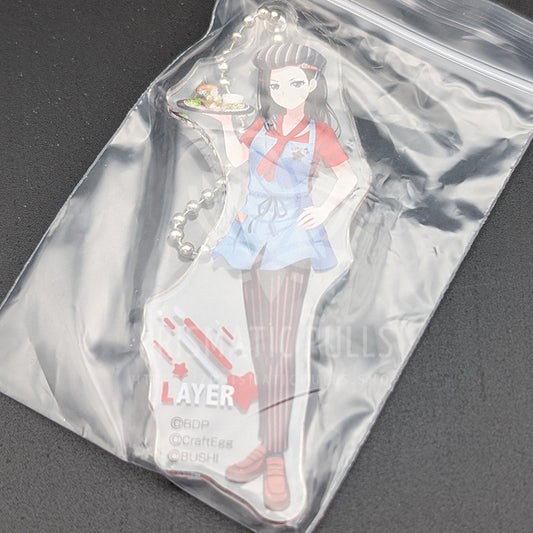 BanG Dream! Cafe 2022 - Acrylic Keychain - LAYER (Rei Wakana) (KV ver.)