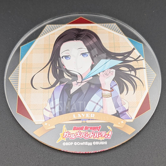 BanG Dream! - Acrylic Coaster - LAYER (Rei Wakana) [2]