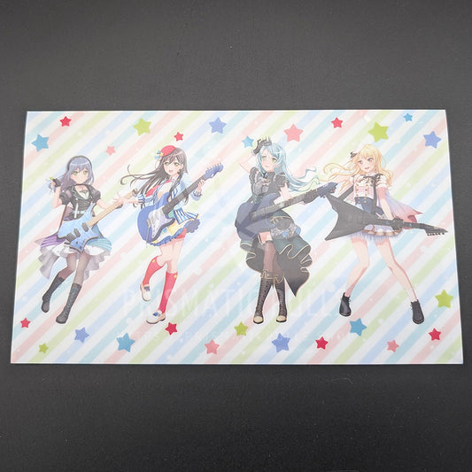 BanG Dream! - Mini Clearfile - LOCK (Rokka Asahi), Tae Hanazono, Sayo Hikawa & Toko Kirigaya